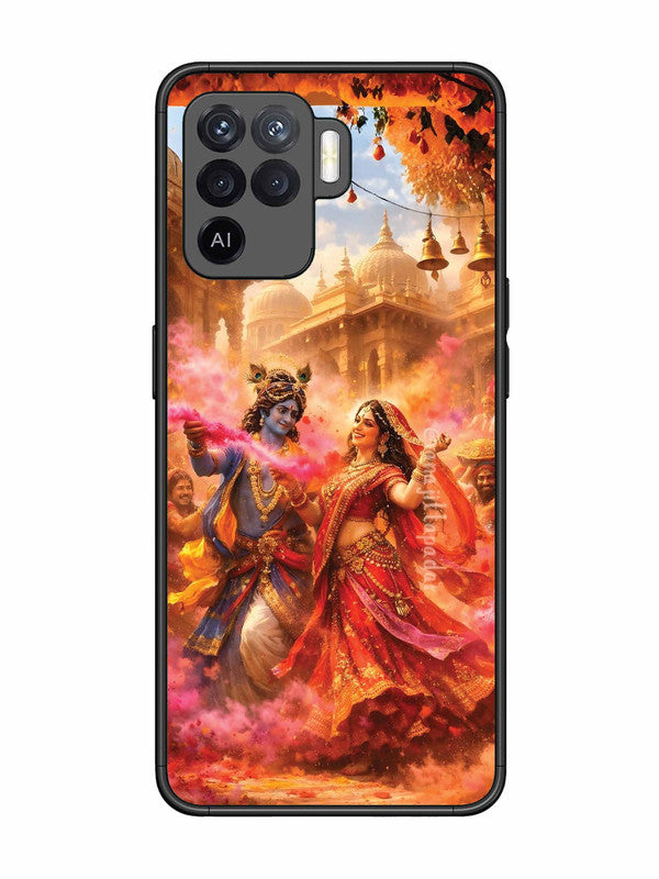 Oppo F19 Pro Radha Krishna Playing Holi