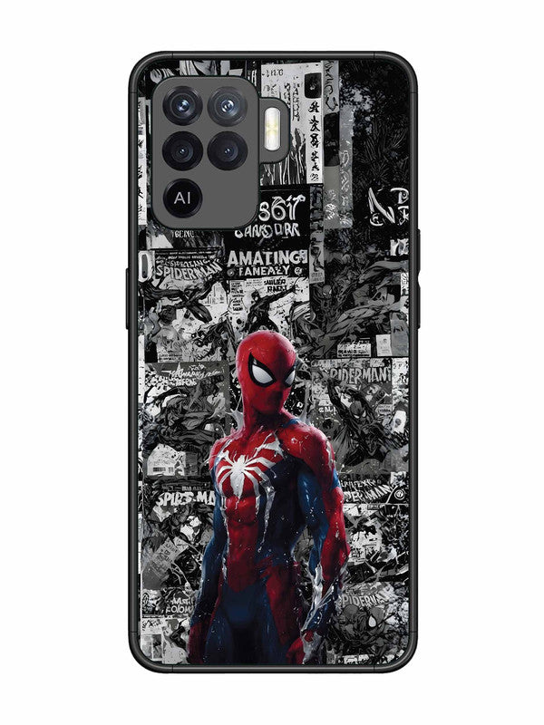 Oppo F19 Pro Spiderman Highlighted on News Paper