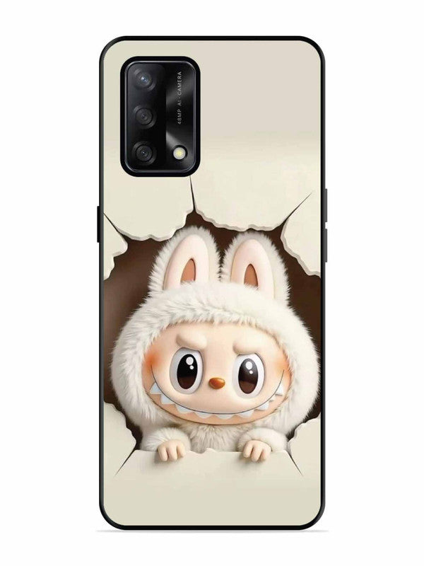 Oppo F19S Labubu from Cracked Wall