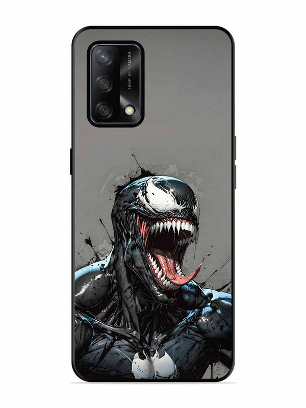 Oppo F19S Venom Symbiote Grin Art