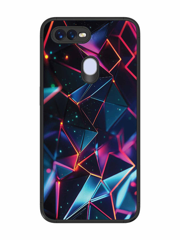 Oppo F9 3D Abstract Polygon