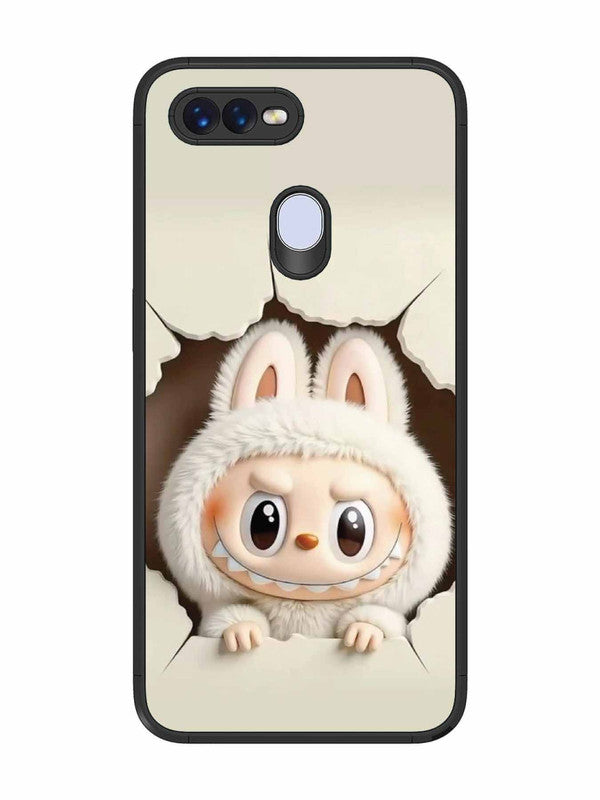 Oppo F9 Labubu from Cracked Wall