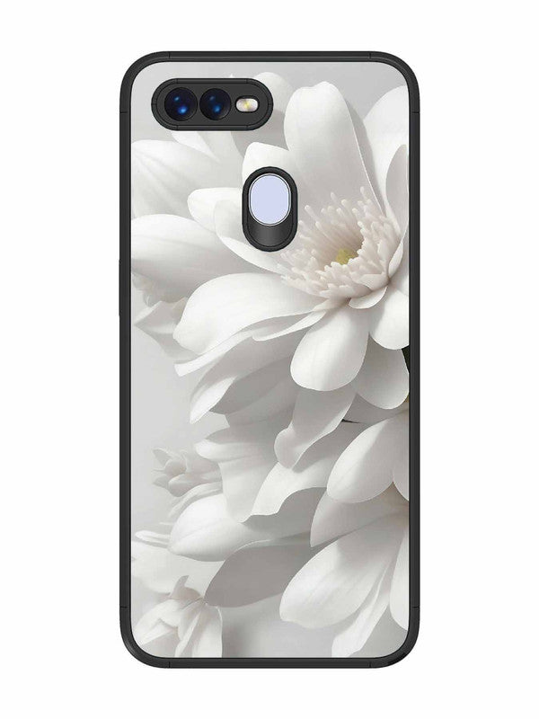Oppo F9 Soft Focus Purity white Flower