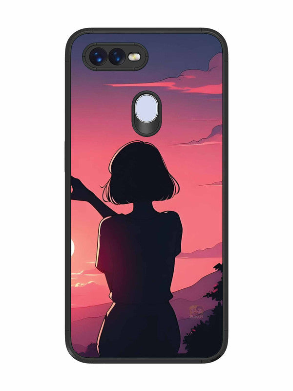 Oppo F9 Love Heart with Hand Girl