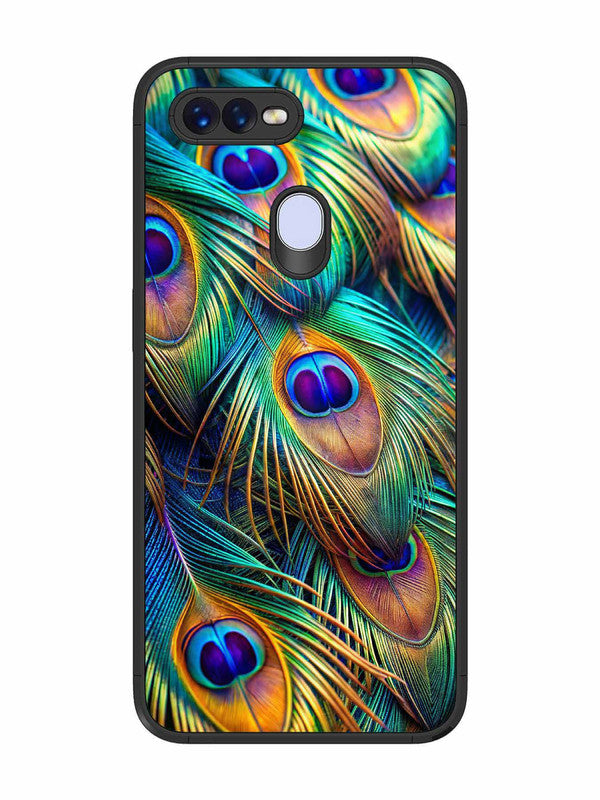 Oppo F9 Pro peacock feather