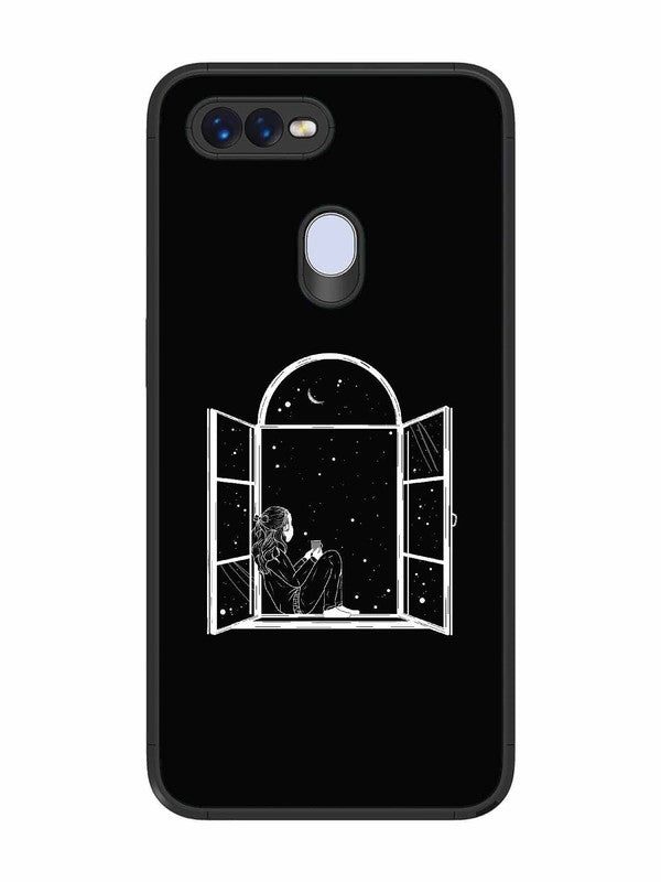Oppo F9 Pro Little Girl on Window