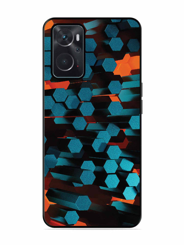 Oppo K10 4G Hexagon 3D Abstract