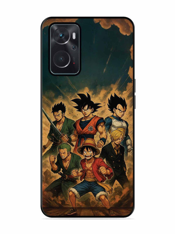 Oppo K10 4G OnePiece n Dragon Ball Z in one team
