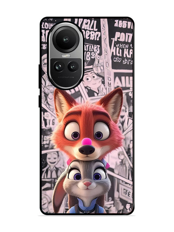 Oppo RENO 10 Pro 5G Cute Nick wilde and judy hopps 2