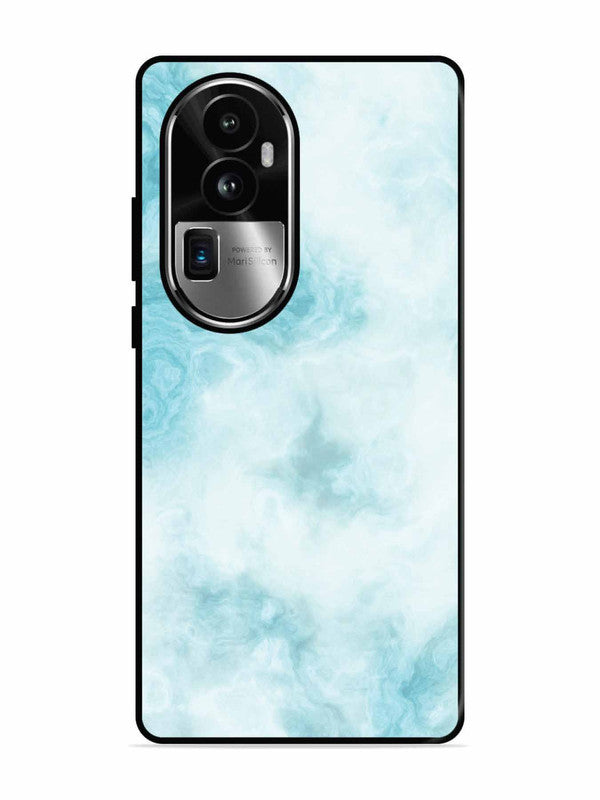 Oppo RENO 10 Pro Plus Light Blue with White Ocean Marble