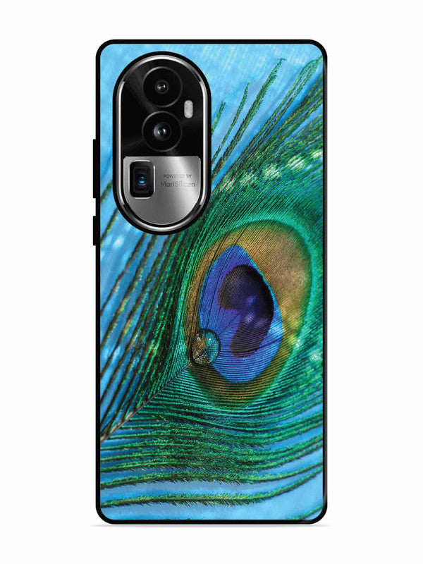 Oppo RENO 10 Pro Plus A drop on Peacock Feather