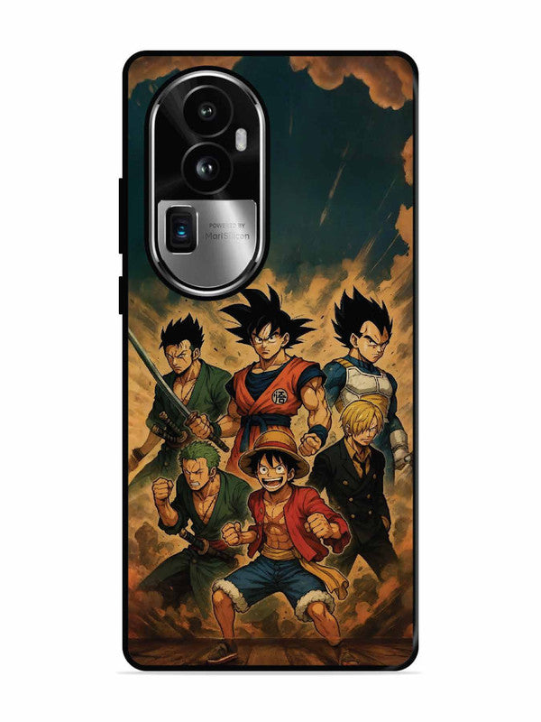Oppo RENO 10 Pro Plus OnePiece n Dragon Ball Z in one team