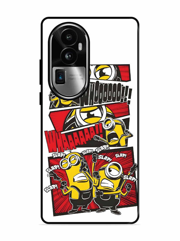 Oppo RENO 10 Pro Plus Minions Comic Panel Action