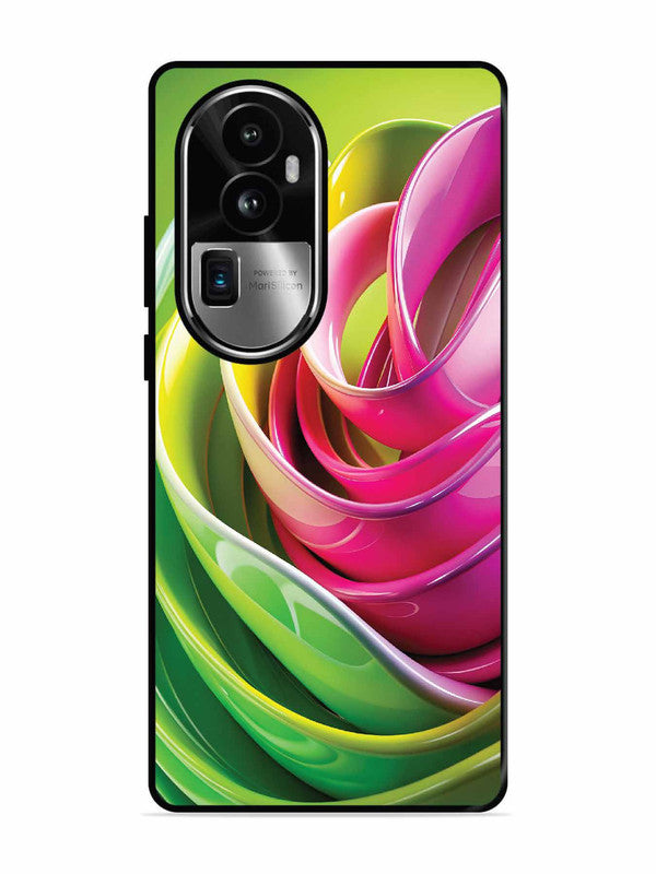Oppo RENO 10 Pro Plus Vibrant Swirl Glossy Ribbon Art