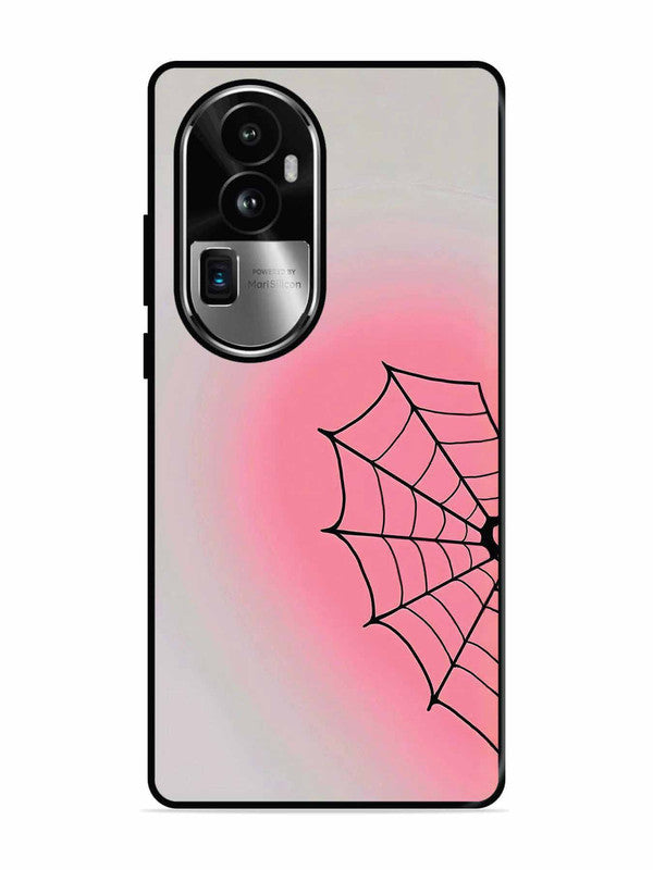 Oppo RENO 10 Pro Plus Spider Web Heart for Girl