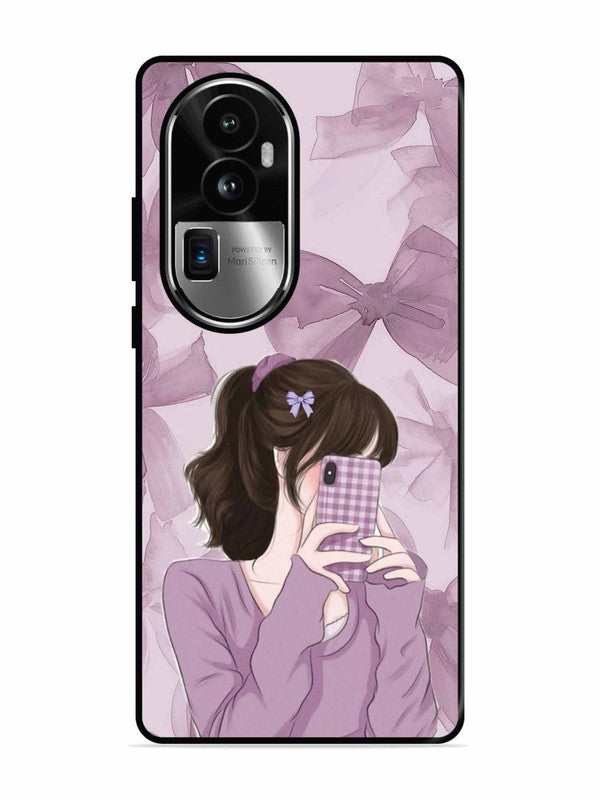 Oppo RENO 10 Pro Plus Pinky Girl taking selfie