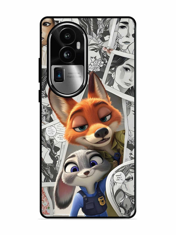 Oppo RENO 10 Pro Plus Cute Nick wilde and judy hopps