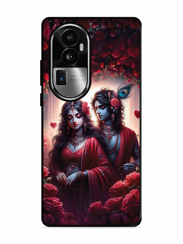 Oppo RENO 10 Pro Plus Couples in Red theme like Radha Krishna