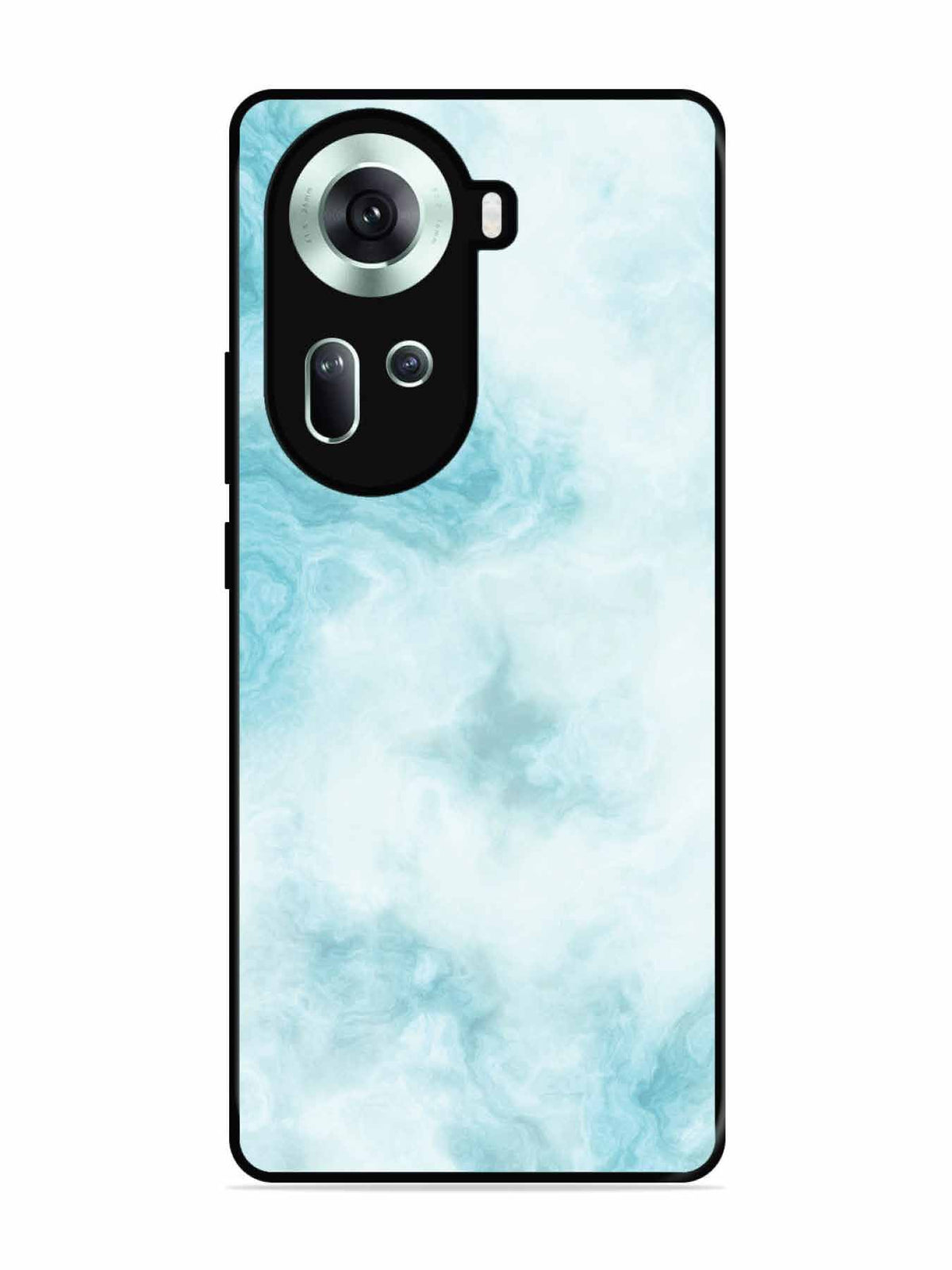 Oppo RENO 11 5G Light Blue with White Ocean Marble