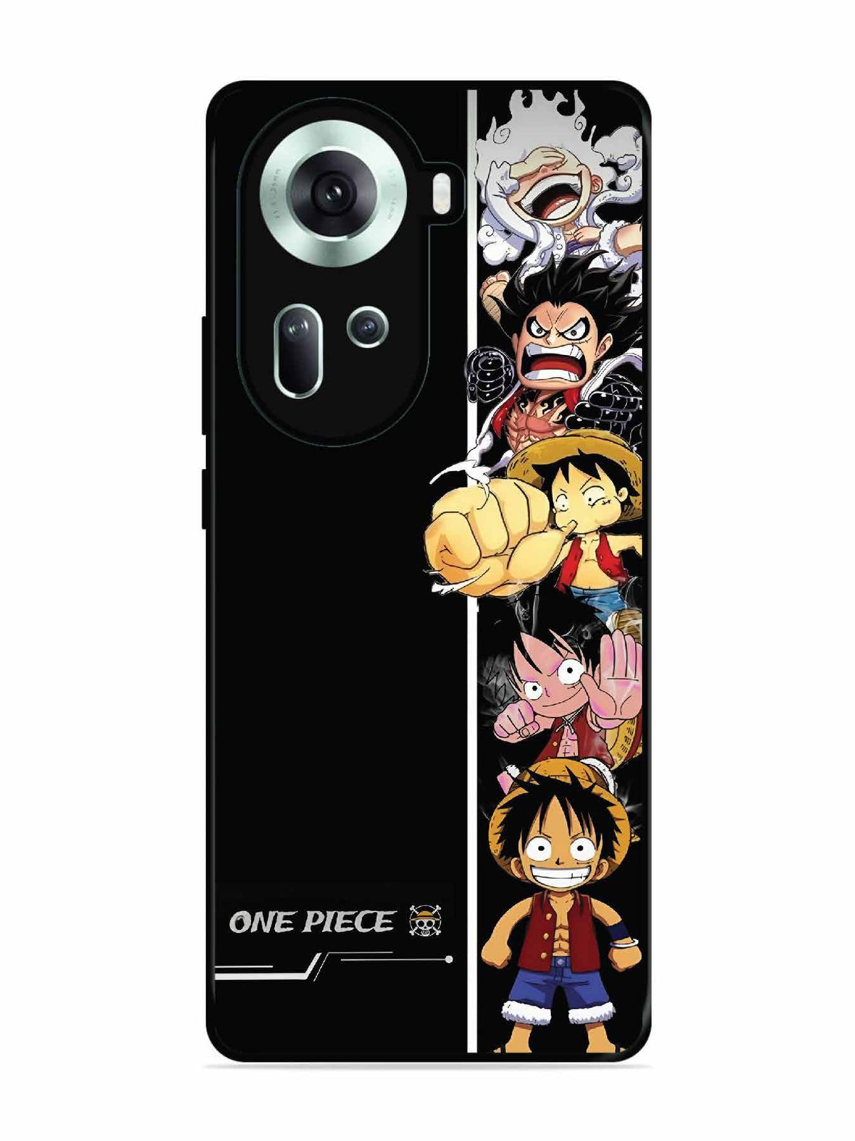 Oppo RENO 11 5G Luffy Evolution Gear 5 Anime Art