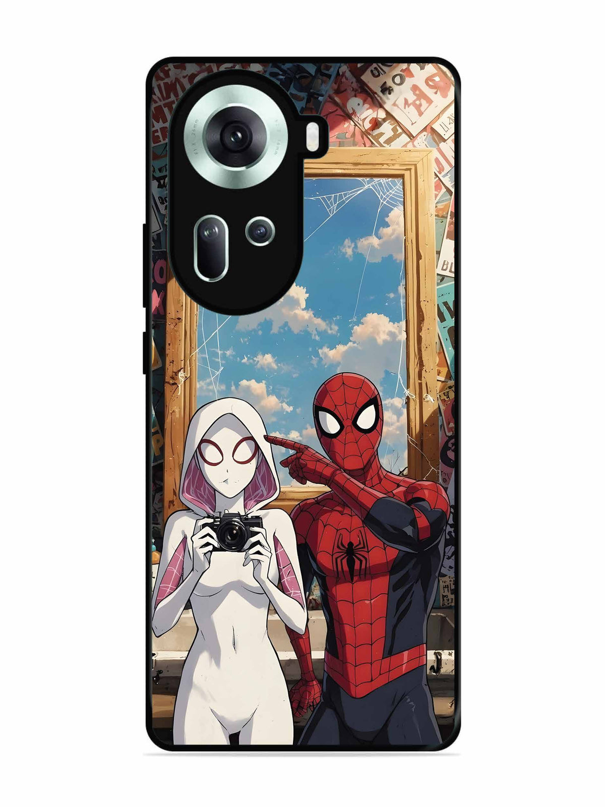 Oppo RENO 11 5G Spiderman and Spiderwoman