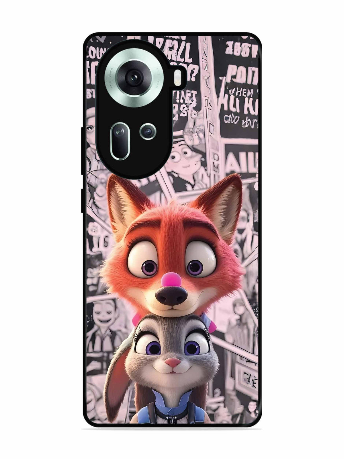 Oppo RENO 11 5G Cute Nick wilde and judy hopps 2