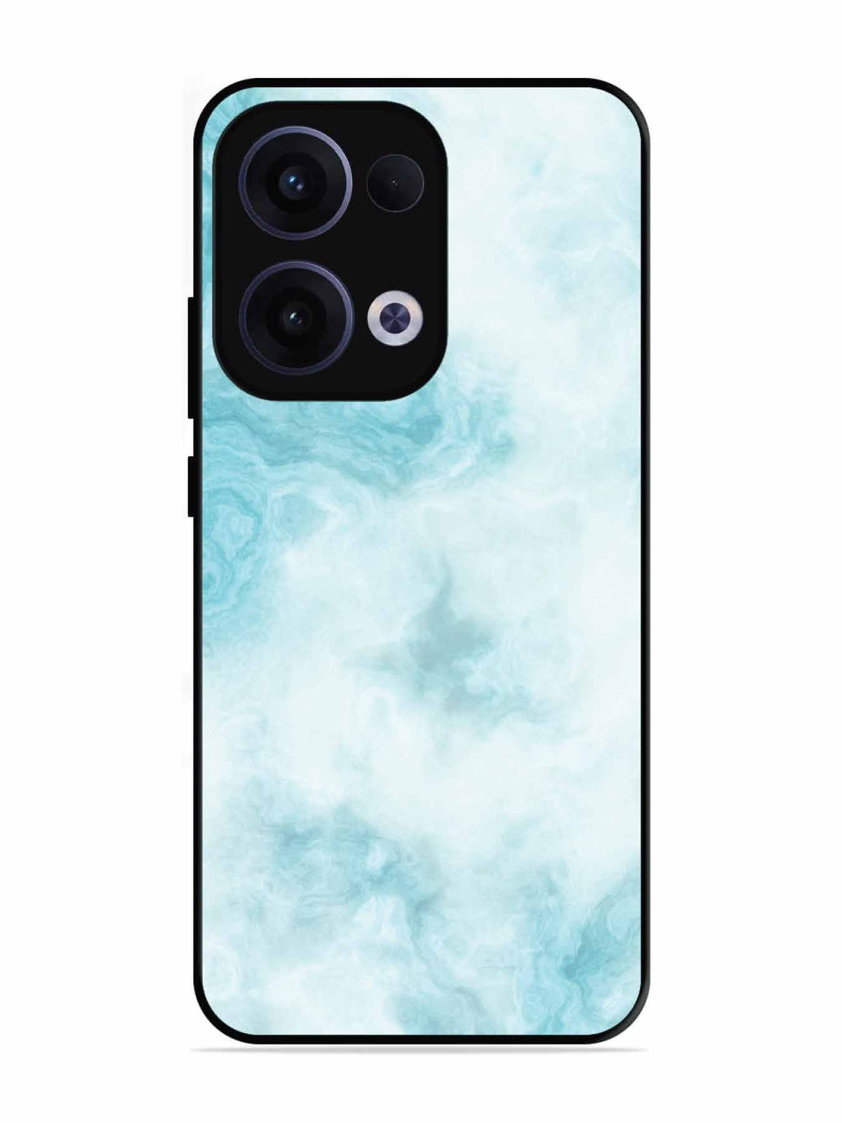 Oppo RENO 13 5G Light Blue with White Ocean Marble