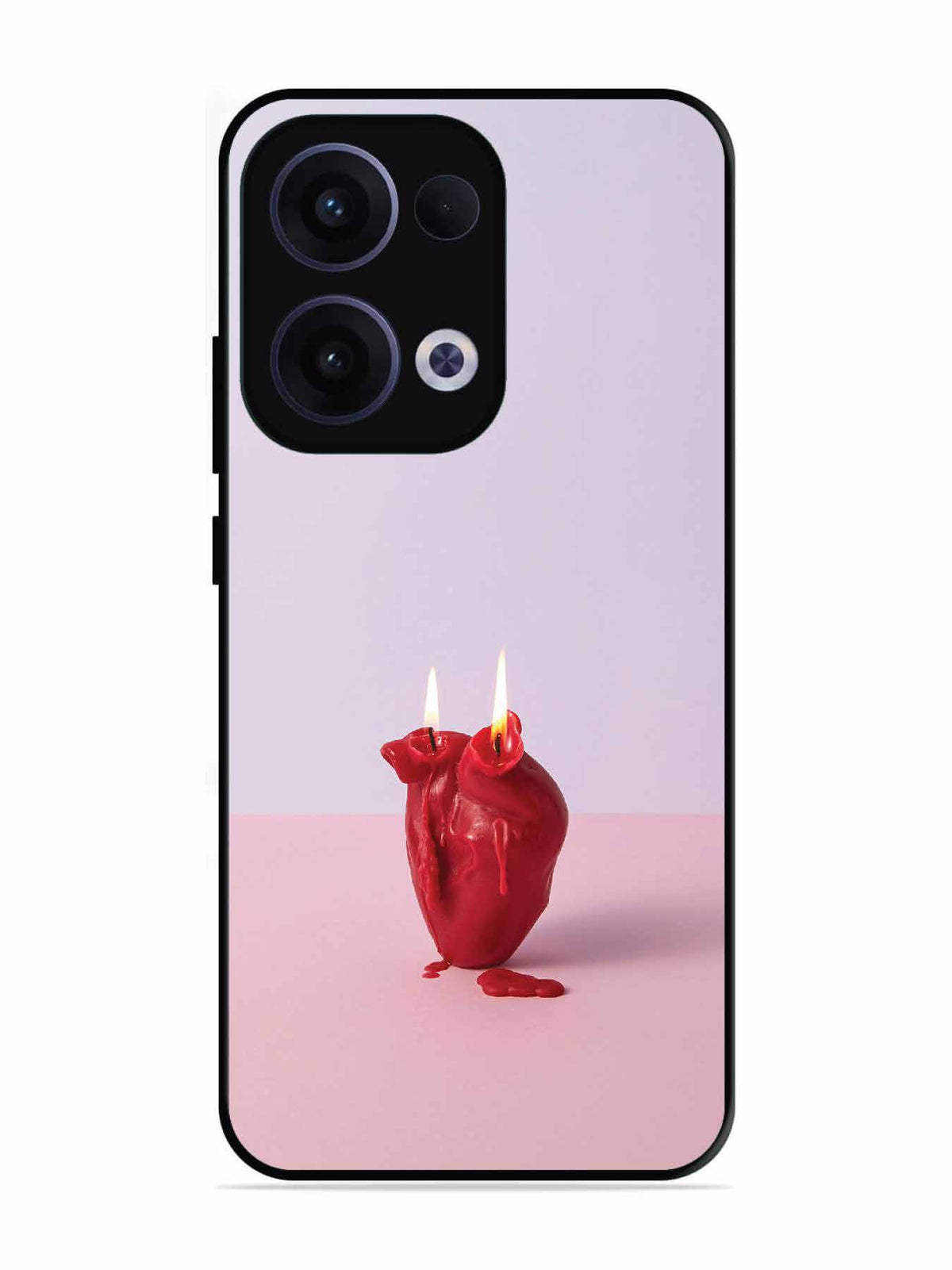 Oppo RENO 13 5G A Lighted Heart Candle