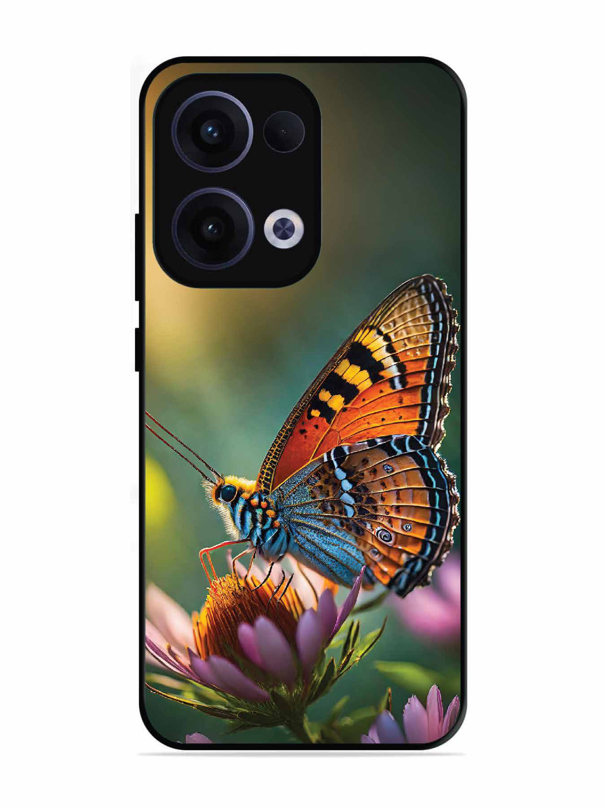 Oppo RENO 13 5G Golden Hour Monarch Butterfly