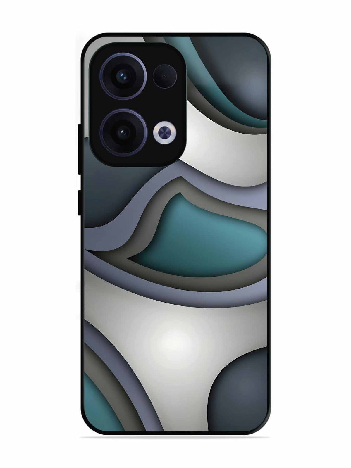 Oppo RENO 13 5G Slate Blue Gradient Wave