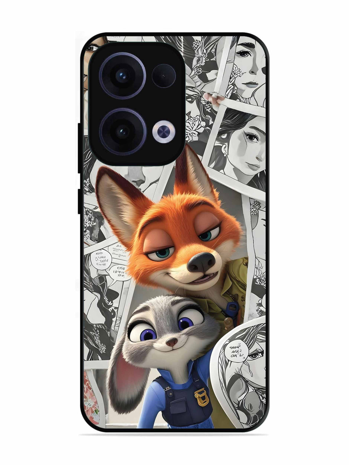 Oppo RENO 13 5G Cute Nick wilde and judy hopps