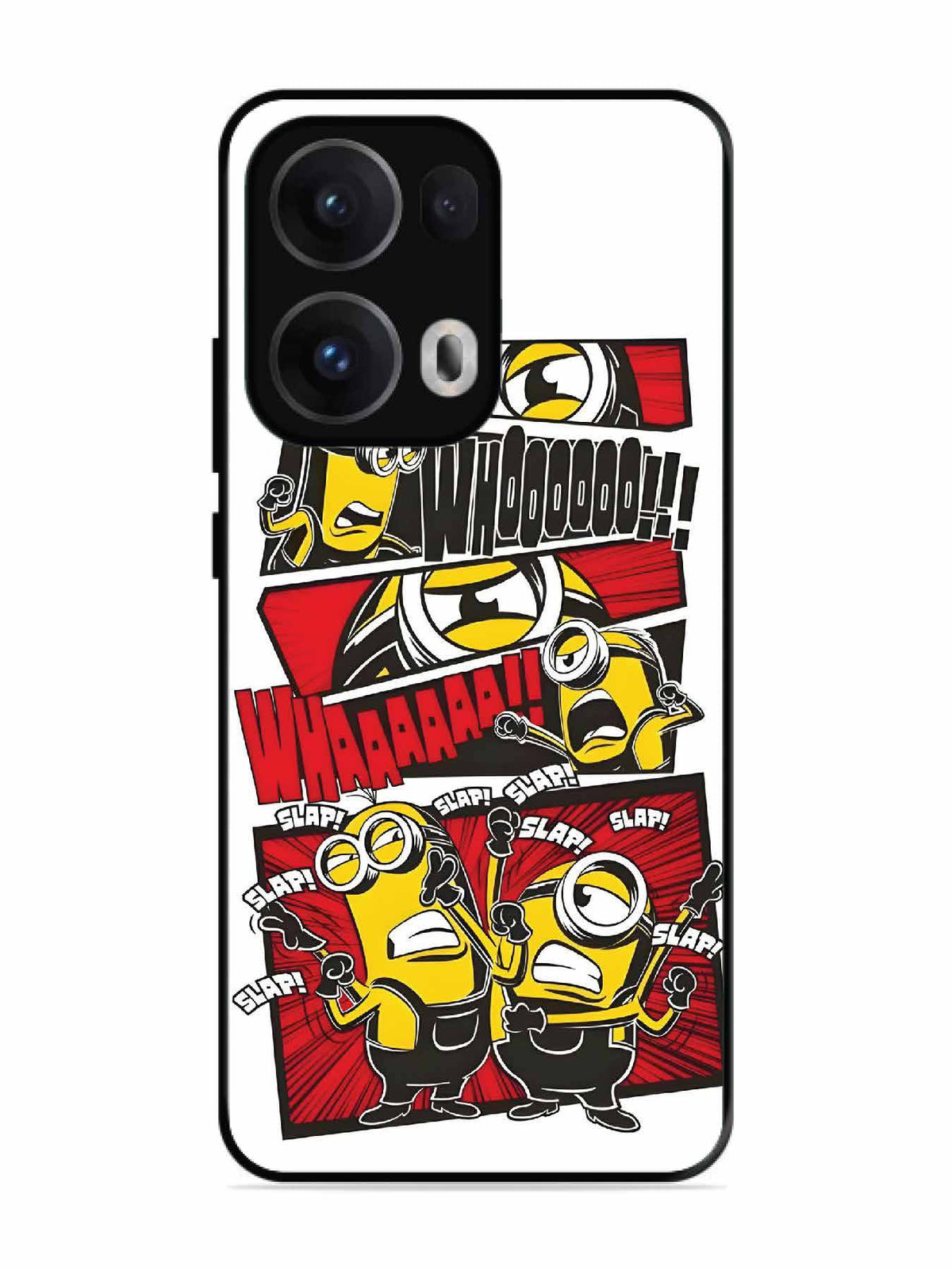 Oppo RENO 13 Pro Minions Comic Panel Action