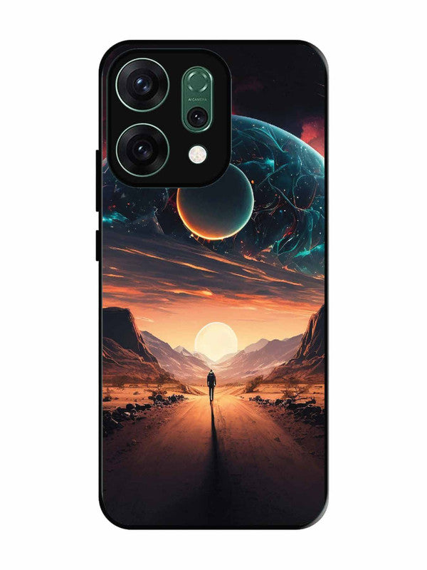 Oppo RENO 14 5G Sunset with space scene