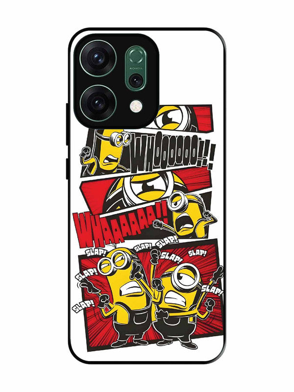 Oppo RENO 14 5G Minions Comic Panel Action