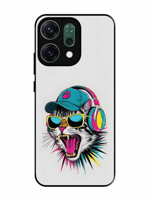 Oppo RENO 14 5G Neon Pop Art DJ Cat Vibe