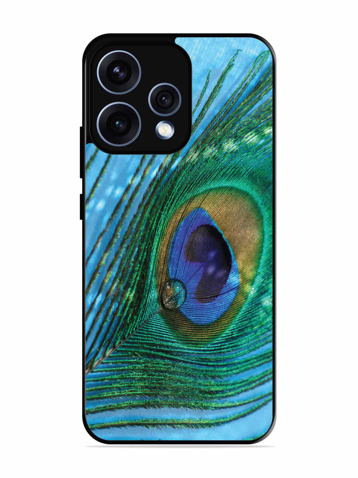 Oppo RENO 15 5G A drop on Peacock Feather
