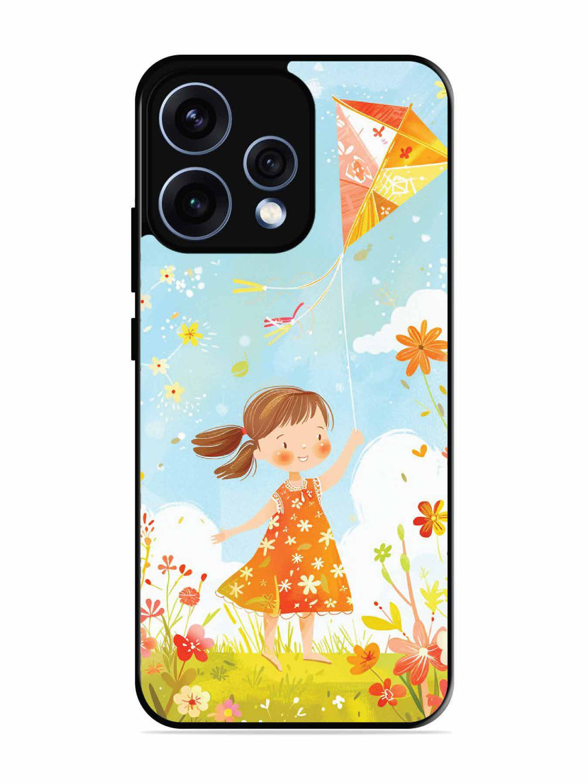 Oppo RENO 15 5G Little Girl Kite Flying