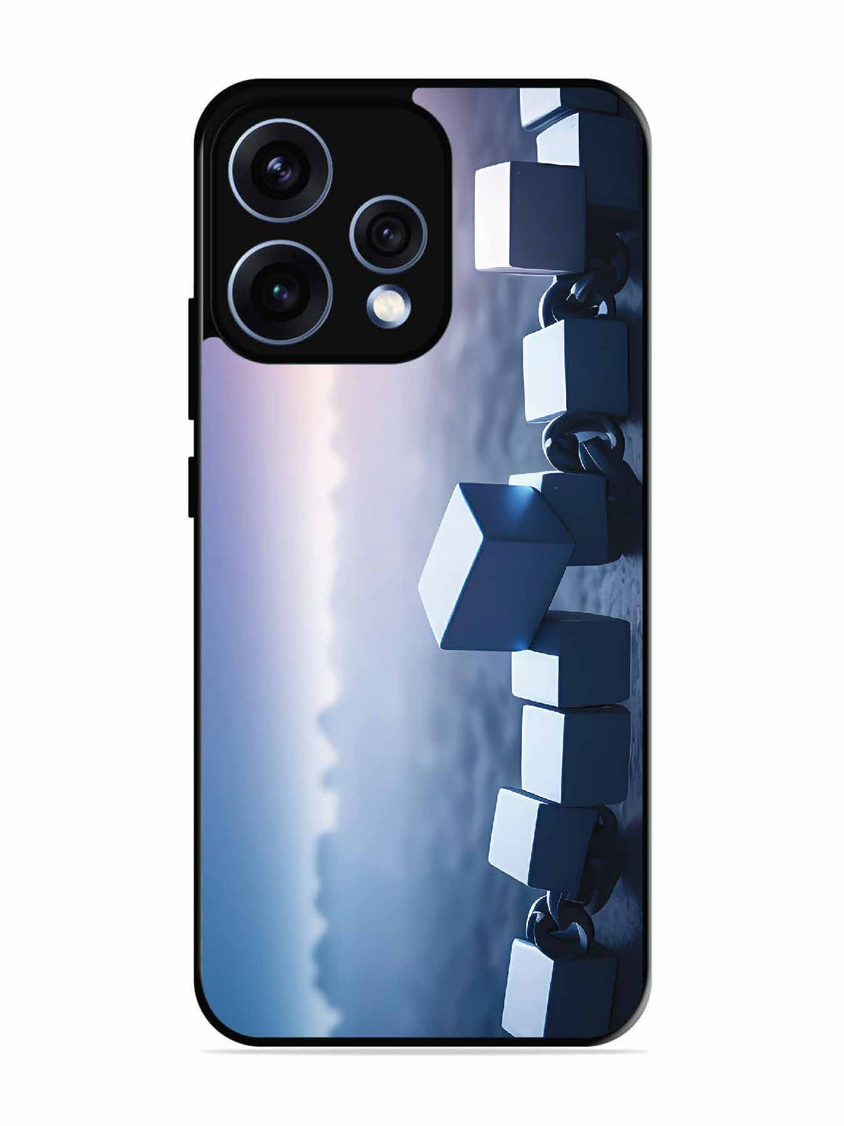 Oppo RENO 15 5G Minimalist Blockchain Cube Chain