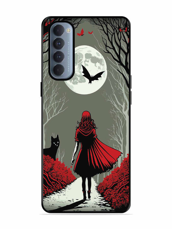 Oppo RENO 4 Pro Scarlet Girl in Red Forest