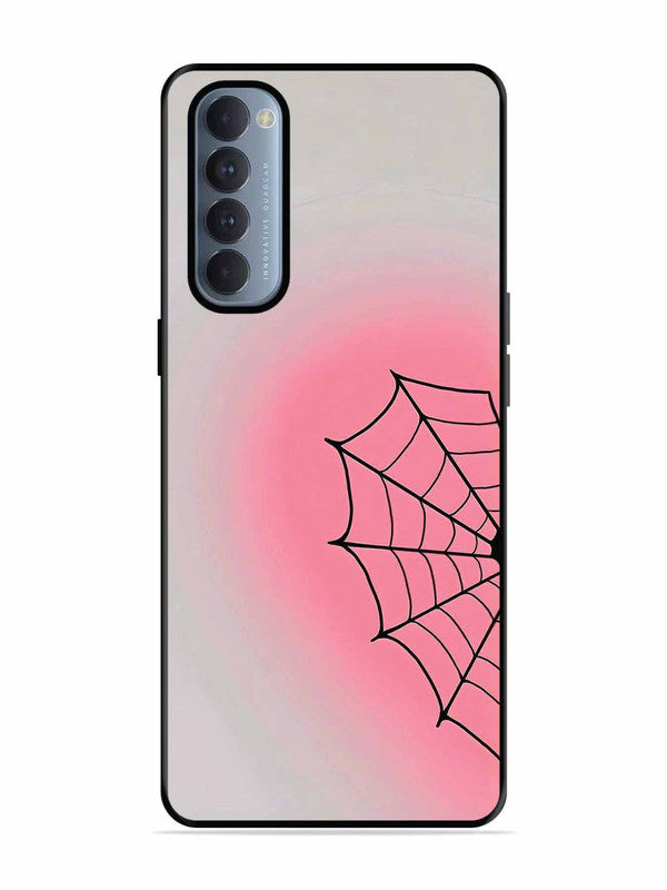 Oppo RENO 4 Pro Spider Web Heart for Girl