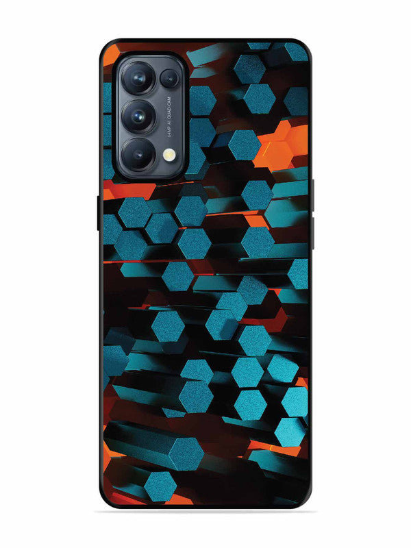 Oppo RENO 5 Pro 5G Hexagon 3D Abstract