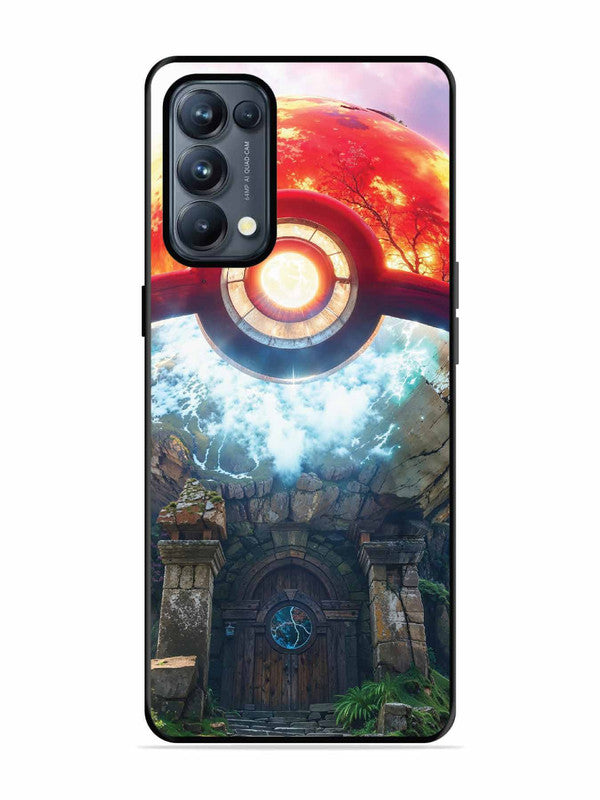 Oppo RENO 5 Pro 5G Cartoon-ball-house-anime
