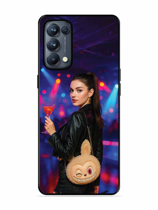 Oppo RENO 5 Pro 5G Girl with Labubu Purs