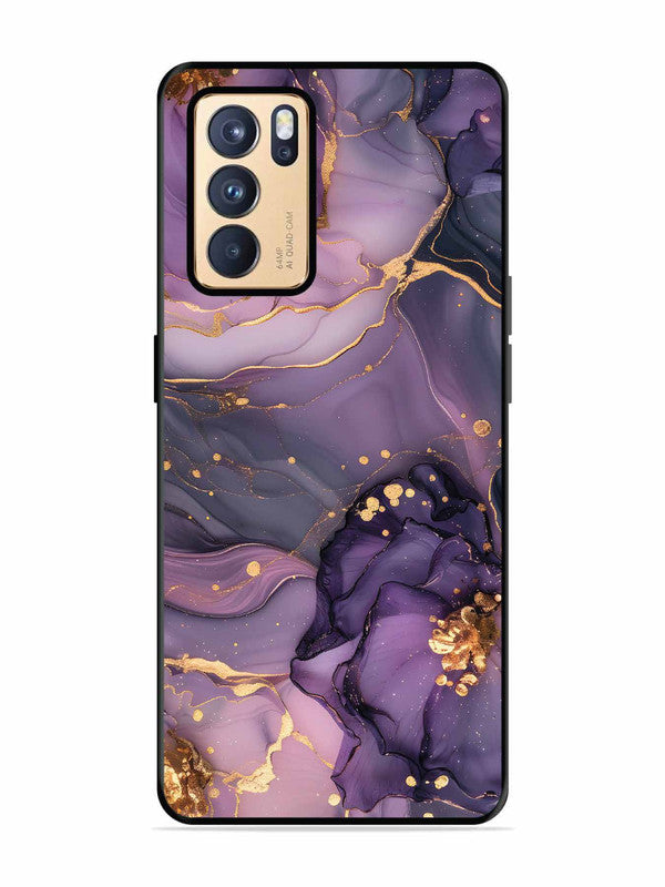 Oppo RENO 6 Pro 5G Royal Orchid Theme Marble