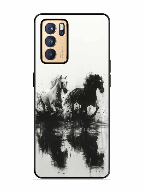 Oppo RENO 6 Pro 5G Black & White Horse