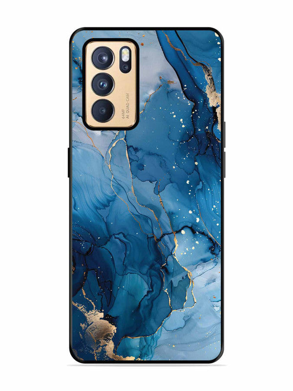 Oppo RENO 6 Pro 5G Oceanic Pattern with Golden Sprinkles