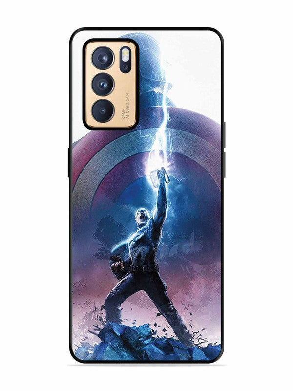 Oppo RENO 6 Pro 5G captain america thor hammer lightning