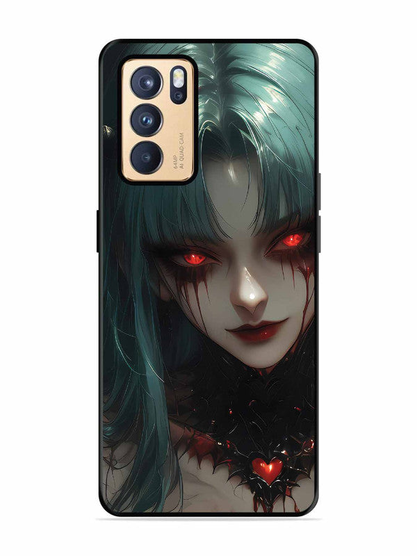 Oppo RENO 6 Pro 5G succubus-demon-anime-girl-red-eyes