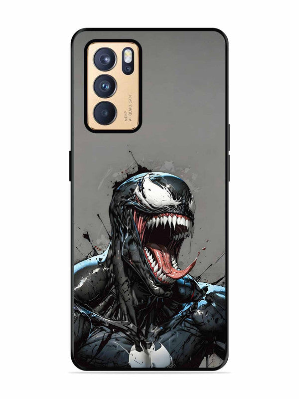 Oppo RENO 6 Pro 5G Venom Symbiote Grin Art