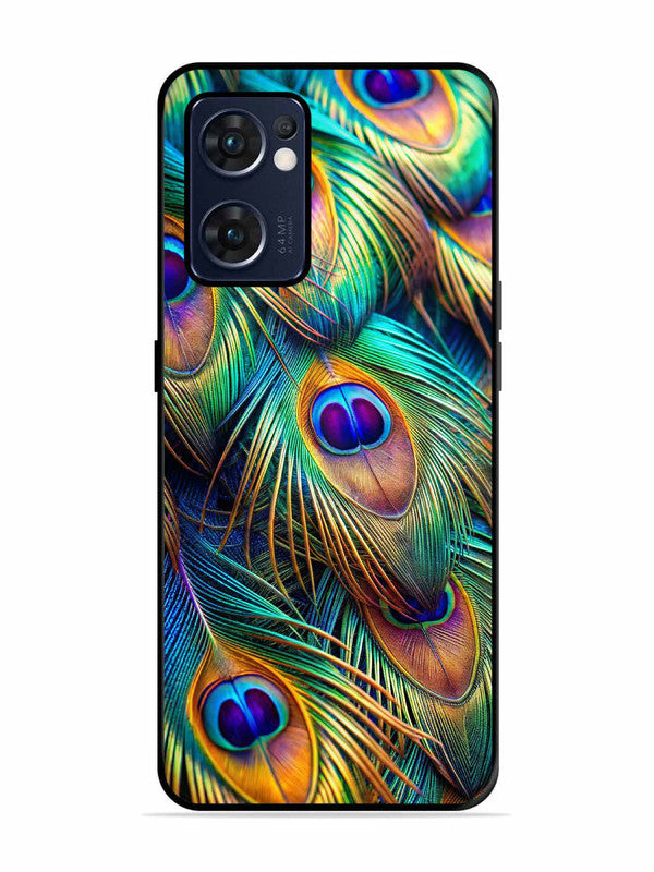 Oppo RENO 7 5G peacock feather
